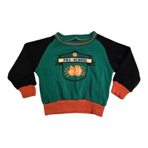 Fun Fun Preschool Vintage 1990s Green Sweatshirt